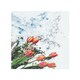 image 1 of Flowers On Marble Splash Back | White