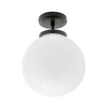 CGC MARLEY Matt Black Large Globe Ceiling Light Black