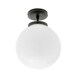 image 1 of CGC MARLEY Matt Black Large Globe Ceiling Light Black