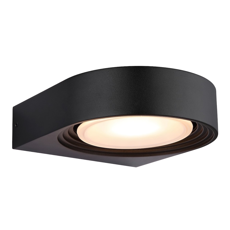 image 1 of Oko Outdoor Wall Down Lamp Matt Black IP44 LED 3000K