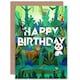 image 1 of Cute Amazon Jungle Animals Panda Child Kids Birthday Card