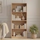 image 2 of Vida Designs Cambridge 4 Tier Large Bookcase Display Storage, Oak