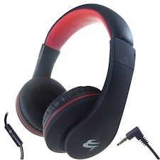 COMPUTER GEAR - HP531 Mobile Headset with Inline Mic & Remote, Black/Red