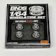 image 3 of BNDS Custom Wheel Parts Wheel and Tyre Set Silver 1:64 MOT Hobby BC26404SSR