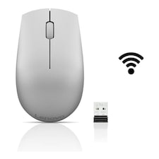 Lenovo 520 Wireless Optical Mouse - Platinum
