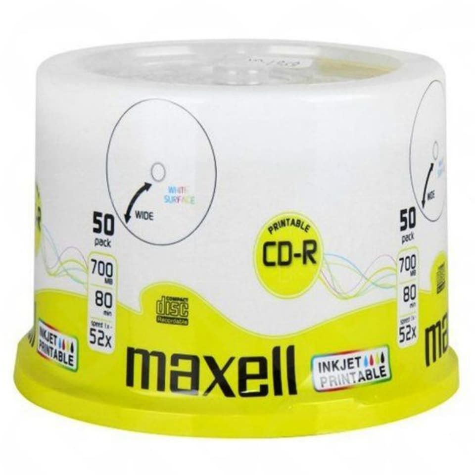 image 1 of Maxell Cd Blank Disc  in Silver