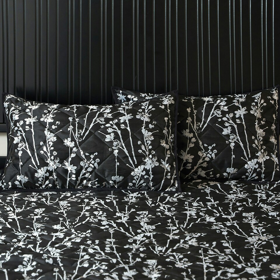 image 1 of Intimates Firenza Luxury Jaquard Floral Quilted Bedspread Set Multi | Multi | Super King