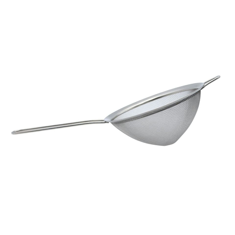 image 1 of Buckingham Stainless Steel Fine Mesh Conical Sieve Strainer 20 cm