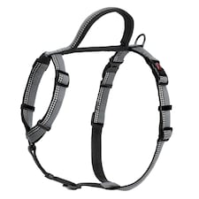 Halti Walking Two Tone Dog Harness - Black - Small- Chest: 43cm-60cm