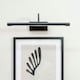 image 1 of ValueLights Alana Matte Black IP44 Bathroom Living Room Integrated LED Picture Wall Light