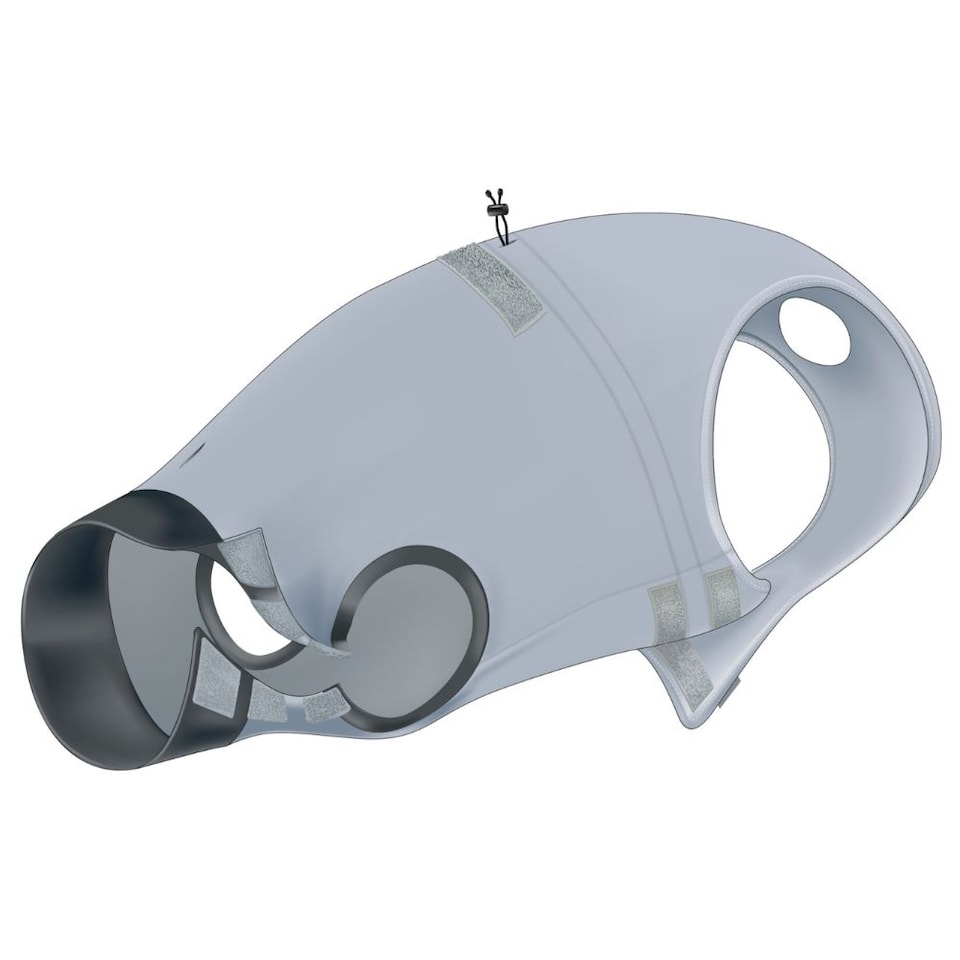 image 1 of Trixie Protective Body Dog Medical Recovery Suit - XL | Grey | XL