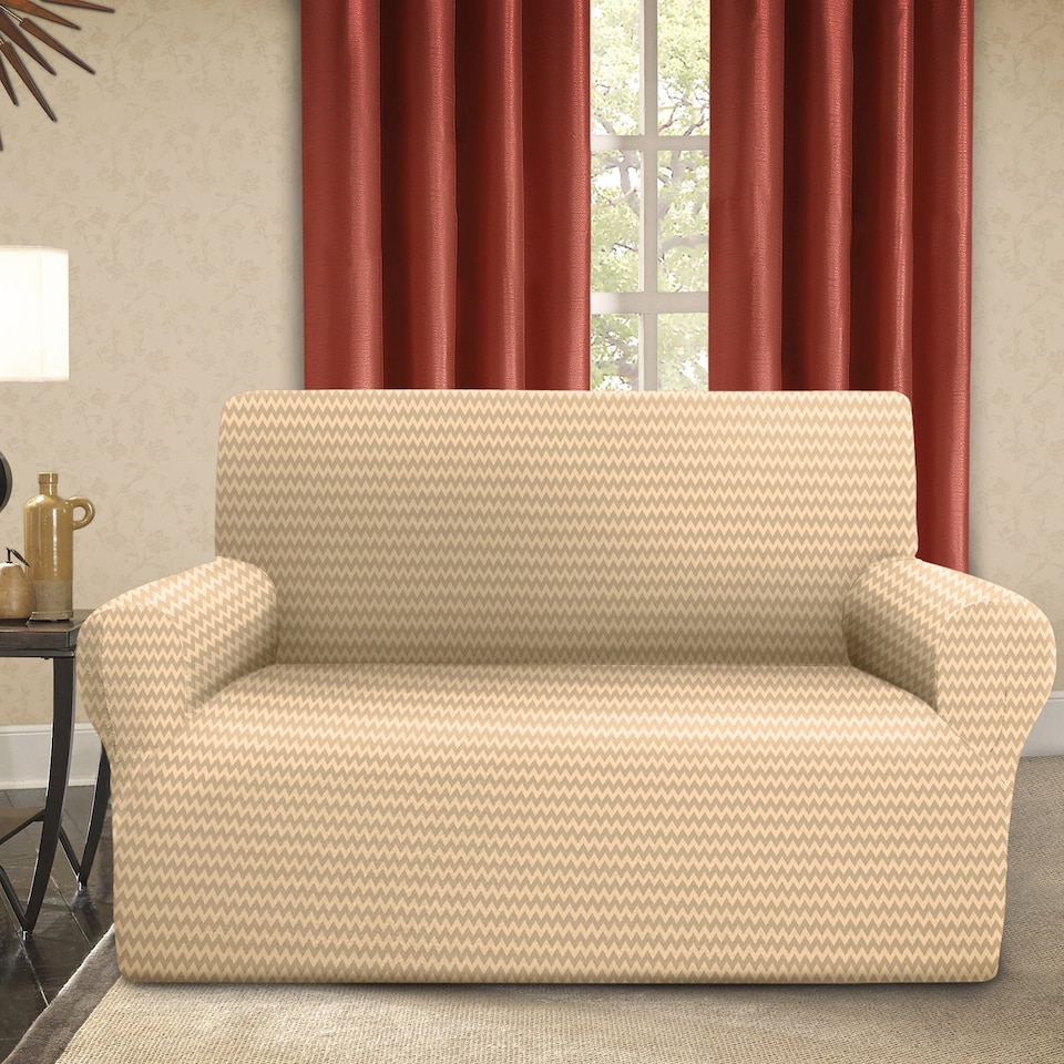 image 1 of Home Republic Esther Stretch Fitted Sofa Cover