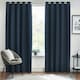 image 2 of furn. Dawn Blackout Midnight Eyelet Curtains 117 x 183cm Multi