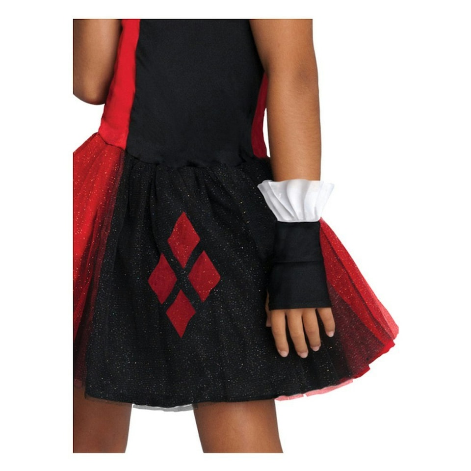 image 1 of Harley Quinn Childrens/Kids Tutu Costume - Red/Black - S Red | S