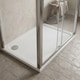 image 3 of Balterley Rectangular Stone Resin Premium Shower Tray with Corner Waste Position - Balterley | White | White