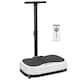 image 1 of SPORTNOW Vibration Plate Exercise Machine, Quiet Vibrating Plate for Weight Loss and Lymphatic Drainage with Adjustable & Removable Handle, Remote Control, Auto or Manual Speeds