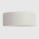 image 1 of ValueLights Pair of - Modern Curved Ceramic Uplighter Wall Wash Lamps In White Finish White