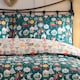 image 2 of Fusion Christmas Ornaments Duvet Cover Set Green