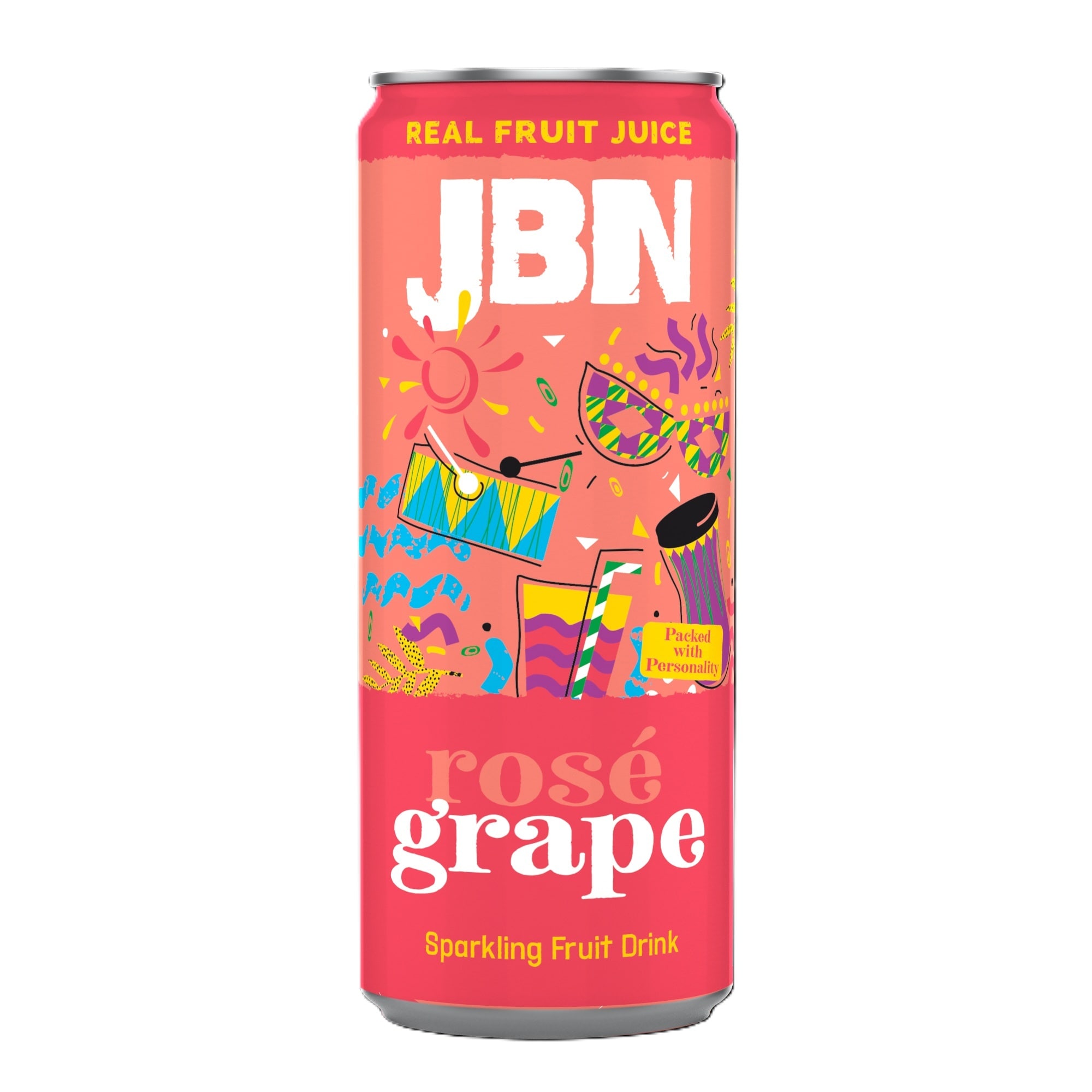 JBN Caribbean Edition Sleek Rose Grape, Gift Boxed Case of 6 | Pink | Pink | Rose Grape | 6
