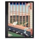 image 1 of Hiroshige Asakusa Fields 100 Views Edo Cat Japanese Framed Wall Art Print