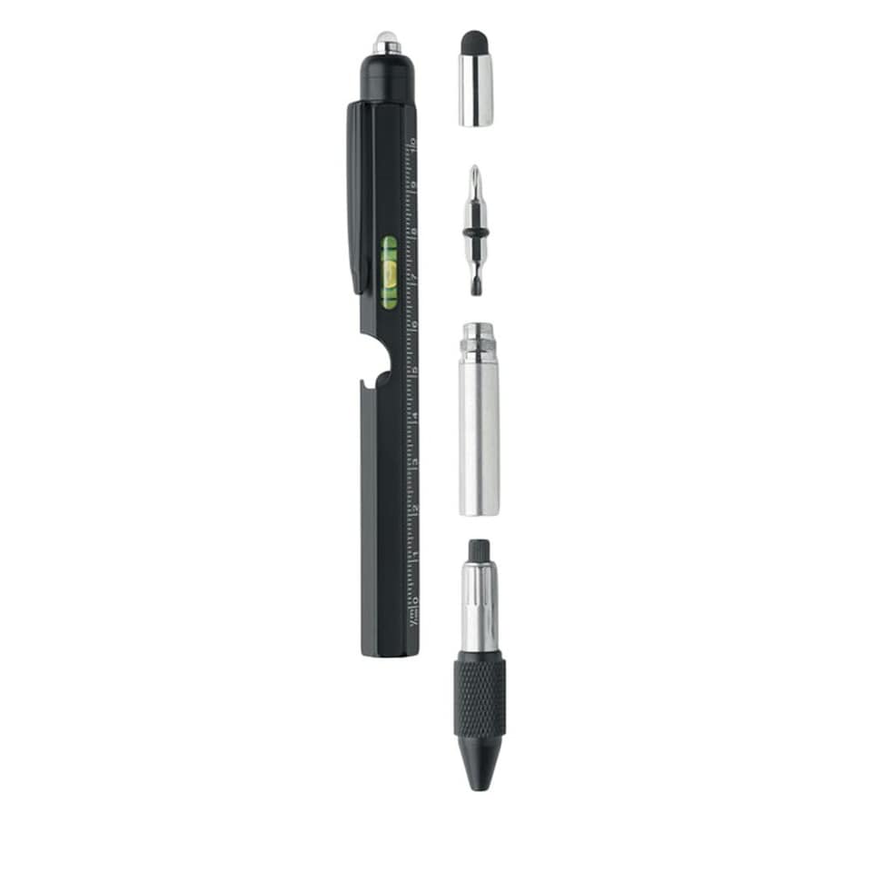 image 1 of MidOcean Retool Spirit Level Pen - Black - One Size