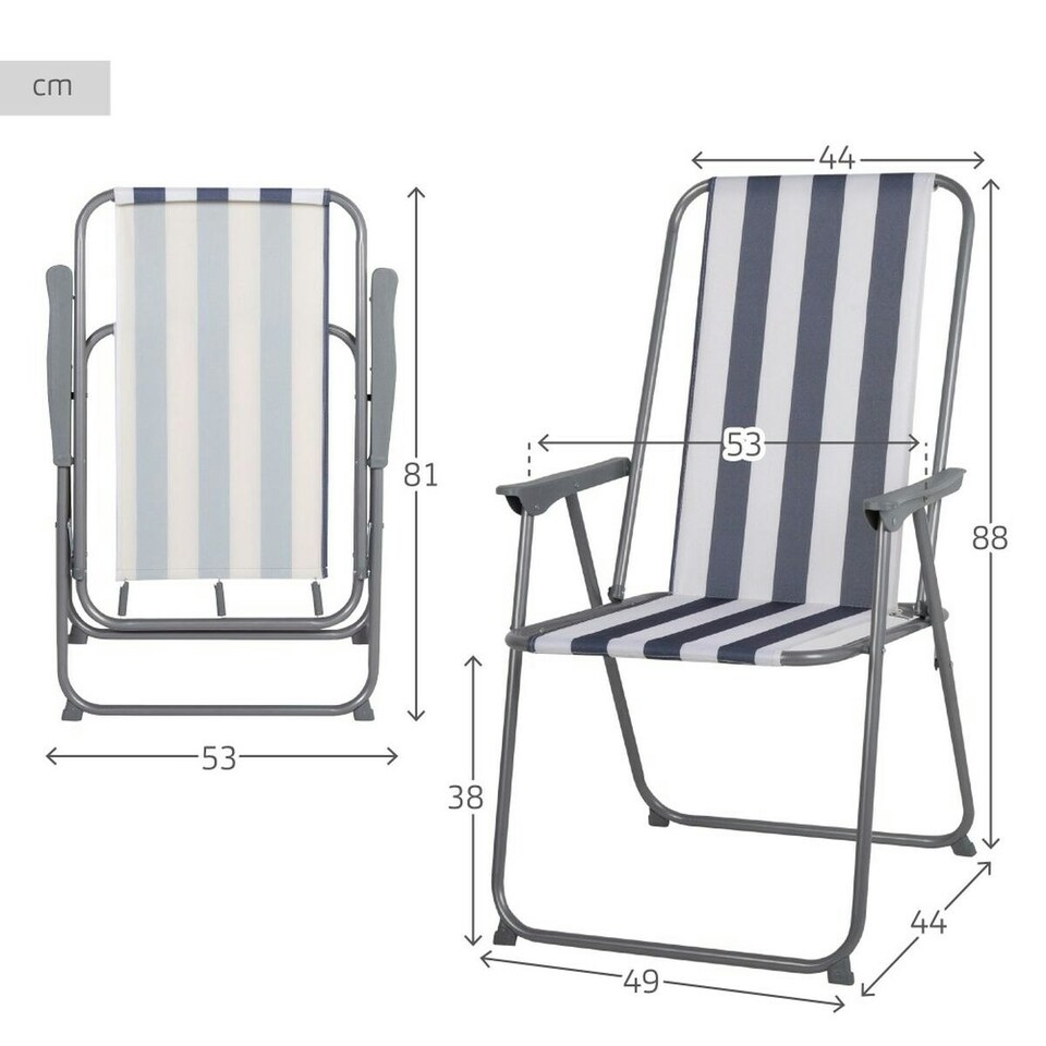 image 1 of Beach Chair Aktive 44 x 88 x 44 cm N/A