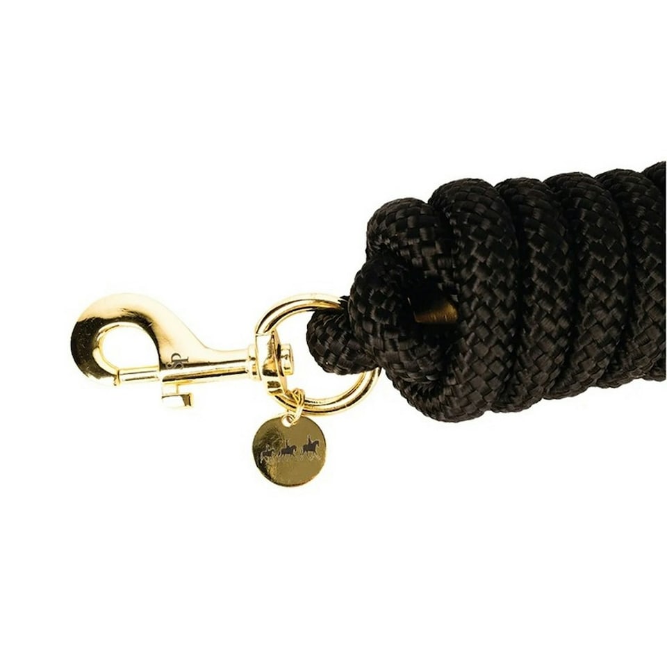image 1 of Supreme Products Royal Occasion Horse Lead Rope - Black - 2m