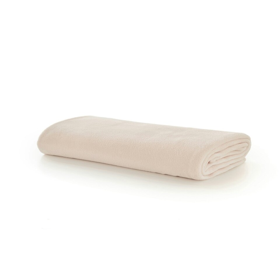 image 1 of Snuggle Touch 140 x 180cm Soft Blanket - Solid Colour Plain Throws | Pink | Pink | 1