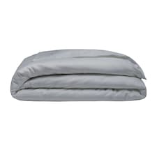 Belledorm Sateen Duvet Cover - Platinum Grey - King