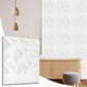 image 1 of NOVECRAFTO Decorative 3D Wall Panels (50cm x 50cm) 3D Diamond Design PVC Cladding Panel