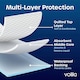 image 4 of Incontinence Bed Pads - Triple Layer Highly Absorbent (25pack) | Blue | Blue - 25 pack | 25