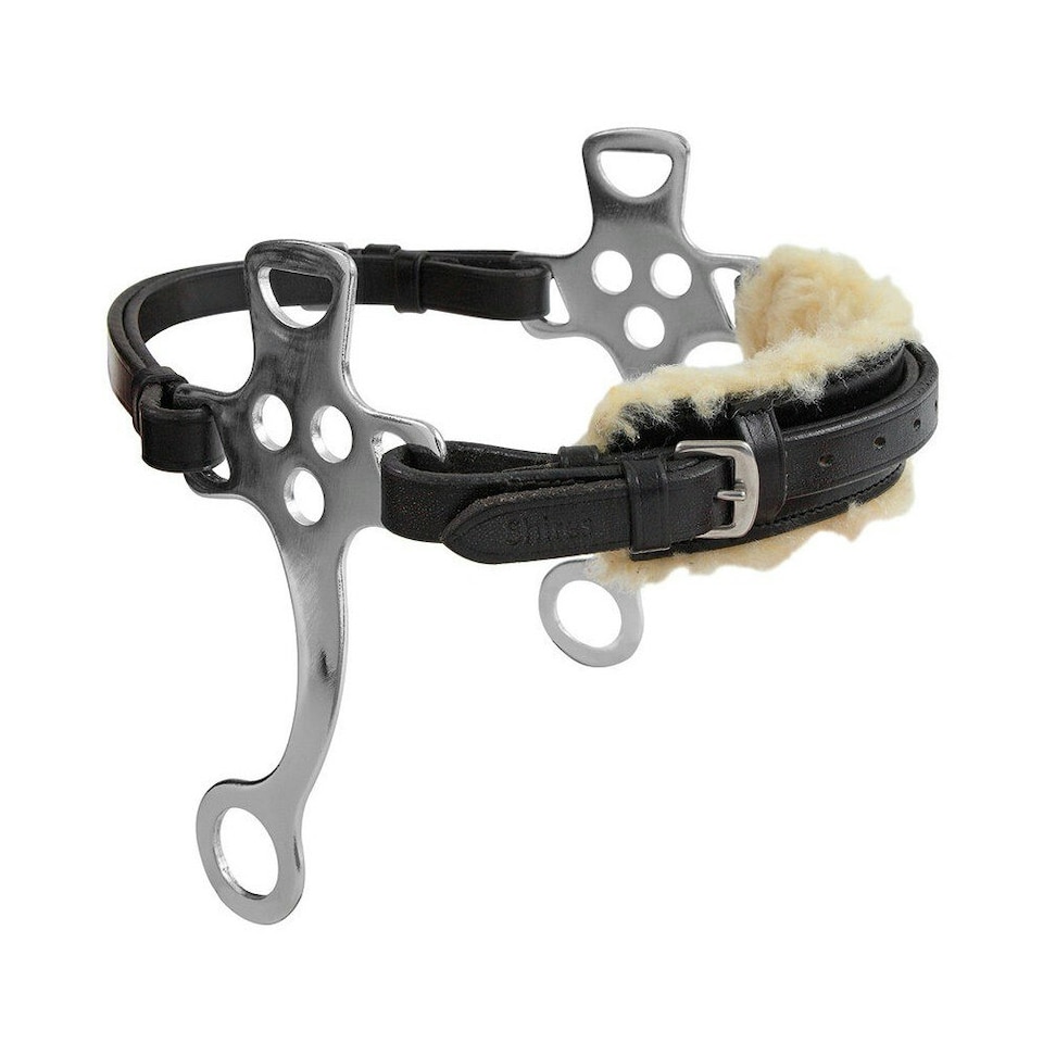 Blenheim English Horse Hackamore Bridle - Brown - One Size