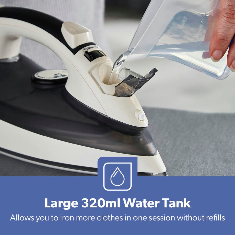 image 1 of GEEPAS Steam Iron | 2200W Grey