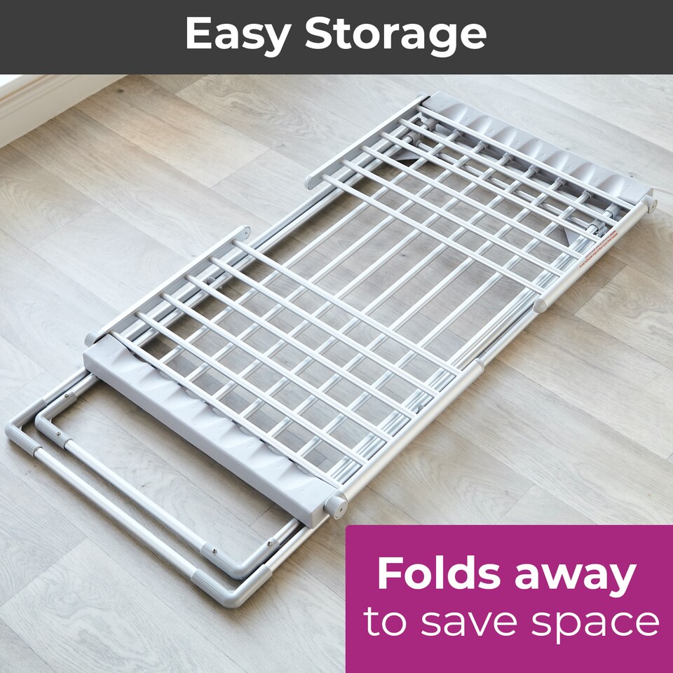 image 1 of Neo Electric Heated Winged Airer Clothes Dryer Rack