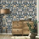 image 4 of Fine Decor Woodland Wallpaper - Navy - 10m x 53cm