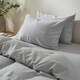 image 3 of Touch Of Linen - Blue Ice - Pillowcase Pair Blue | Ice Blue