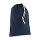 image 3 of Westford Mill Cotton Stuff Bag - Navy Blue - L | Multi | One Size