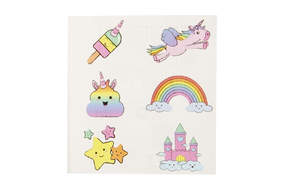 image 1 of 72 Pieces Unicorn Tattoos