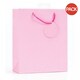 image 3 of Simon Elvin Finishing Touch Single Colour Large Gift Bag (Pack Of 6) - Pink - One Size