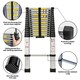 image 3 of 4.7m Telescopic Ladder Multi-Purpose folding Ladders Telescopic Extendable Portable Sturdy Loft Ladder