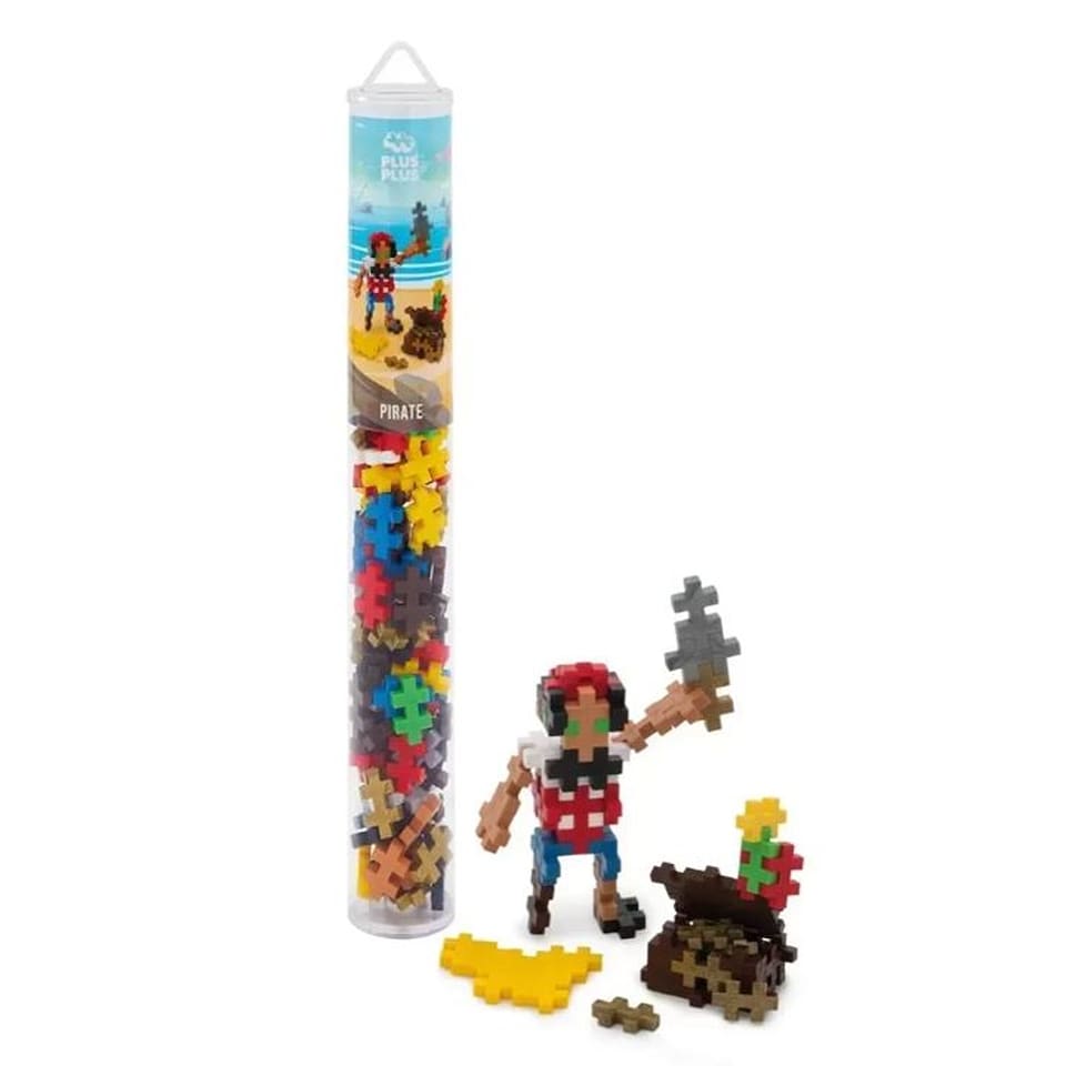 Plus Plus Pirate Tube (100 Pieces)