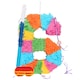 image 1 of Fax Potato Number 6 Pinata Set with Stick & Blindfold - Blue Stick