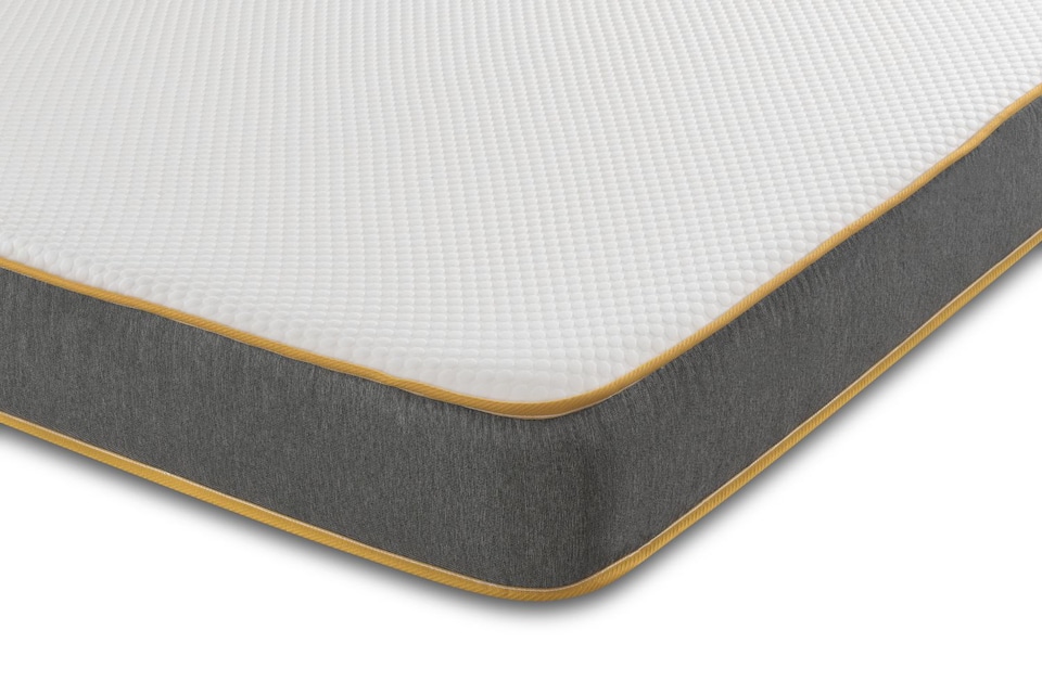 image 1 of The Saffron Comfort All Foam Mattress - 8 inch Deep Memory and Supportive Foam | Grey | European Single