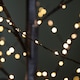 image 8 of 4ft (1.2m) Tall Light up Black Micro Dot Christmas Tree with 400 Warm White LEDs and Remote Control