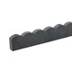 image 2 of Recycled Rubber Scallop Garden Edging Border - Grey - Pack of 6 | Grey | Grey | Pack of 6 | 1
