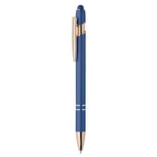 MidOcean Scribble Recycled Aluminium Ballpoint Pen - Blue - 1cm x 14.3cm x 1cm