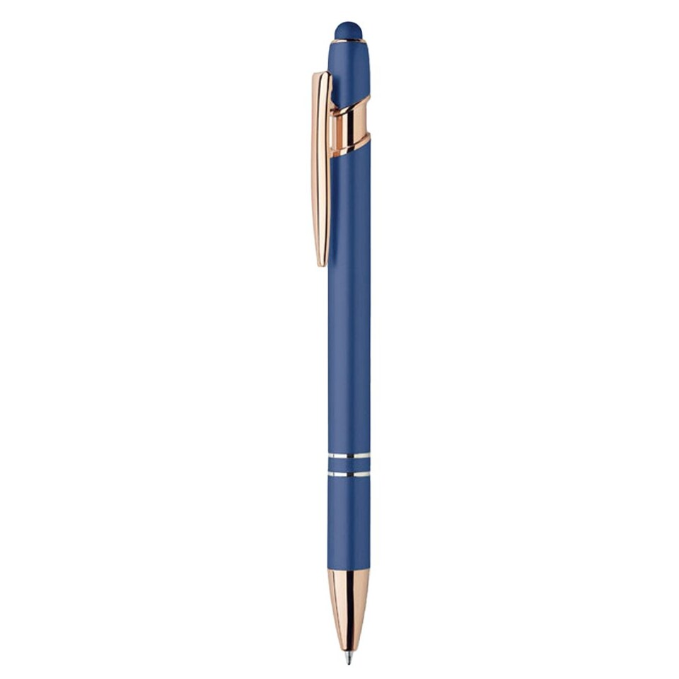 image 1 of MidOcean Scribble Recycled Aluminium Ballpoint Pen - Blue - 1cm x 14.3cm x 1cm