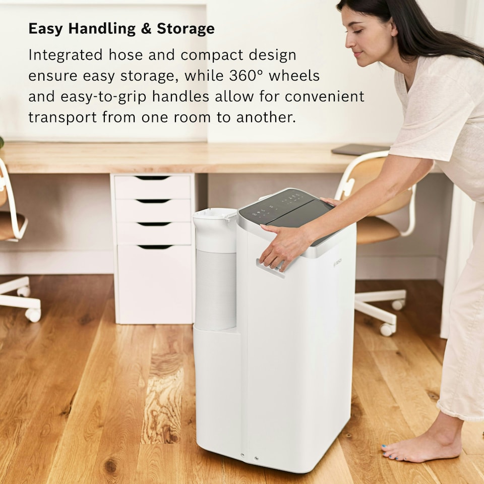 image 1 of Bosch Cool 4000 Portable AC - 3-in-1: Air Conditioner, Dehumidifier, Fan - 2.6 kW for Rooms of up to 35m² - With Auto Mode, Silent Mode & Sleep Mode