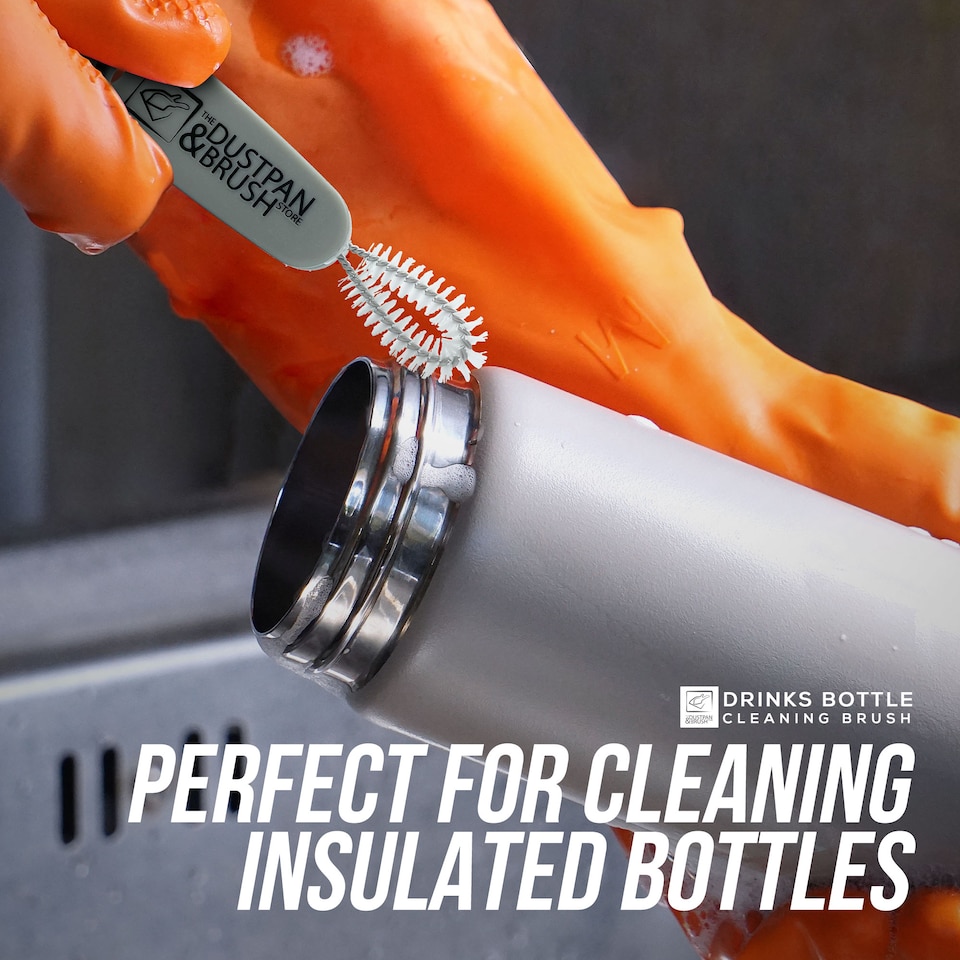 image 1 of Bottle Brush Lid Cleaner 3 in 1 Multifunctional Bottle Brushes for Cleaning - Pack of 2