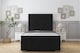 image 1 of Sloomy Watson Black Plush Bed Frame With 50" Upholstered Headboard 6' Super King